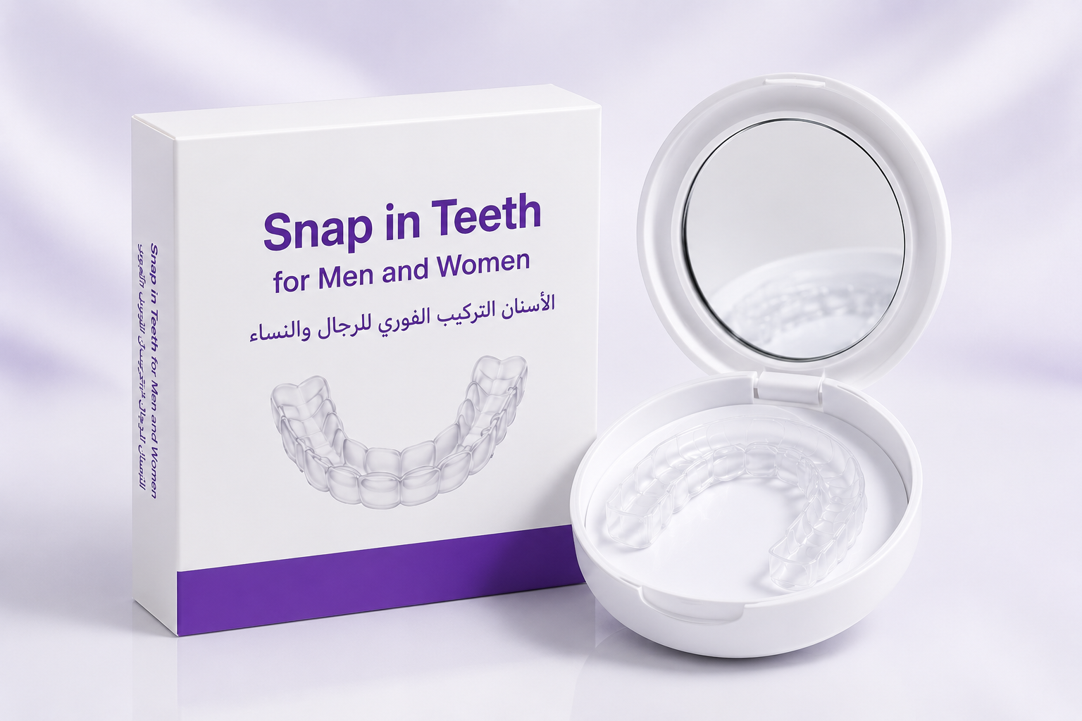 Snap in Teeth for Men and Women | الأسنان التركيب الفوري للرجال والنساء