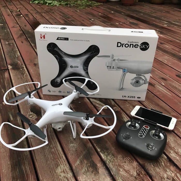 Drone Sky LH-X25 with HD Camera|شكل العنصر: طائرة درون RC